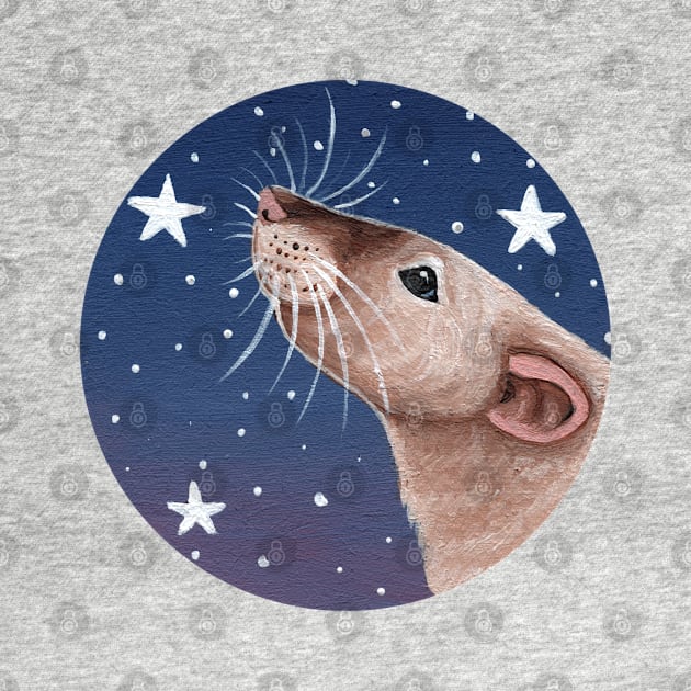 Siamese Rat Stargazing by WolfySilver